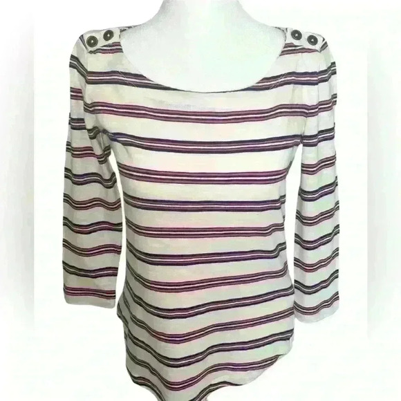 J. Crew Tops - J.Crew Women’s Long Sleeve Striped T-shirt